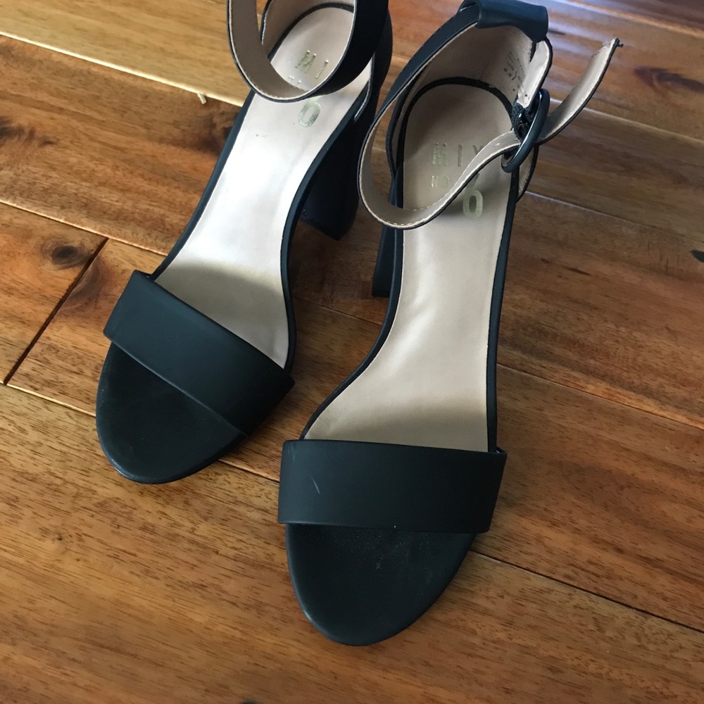 Strappy block heels